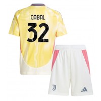 Juventus Juan Cabal #32 Replica Away Minikit 2024-25 Short Sleeve (+ pants)